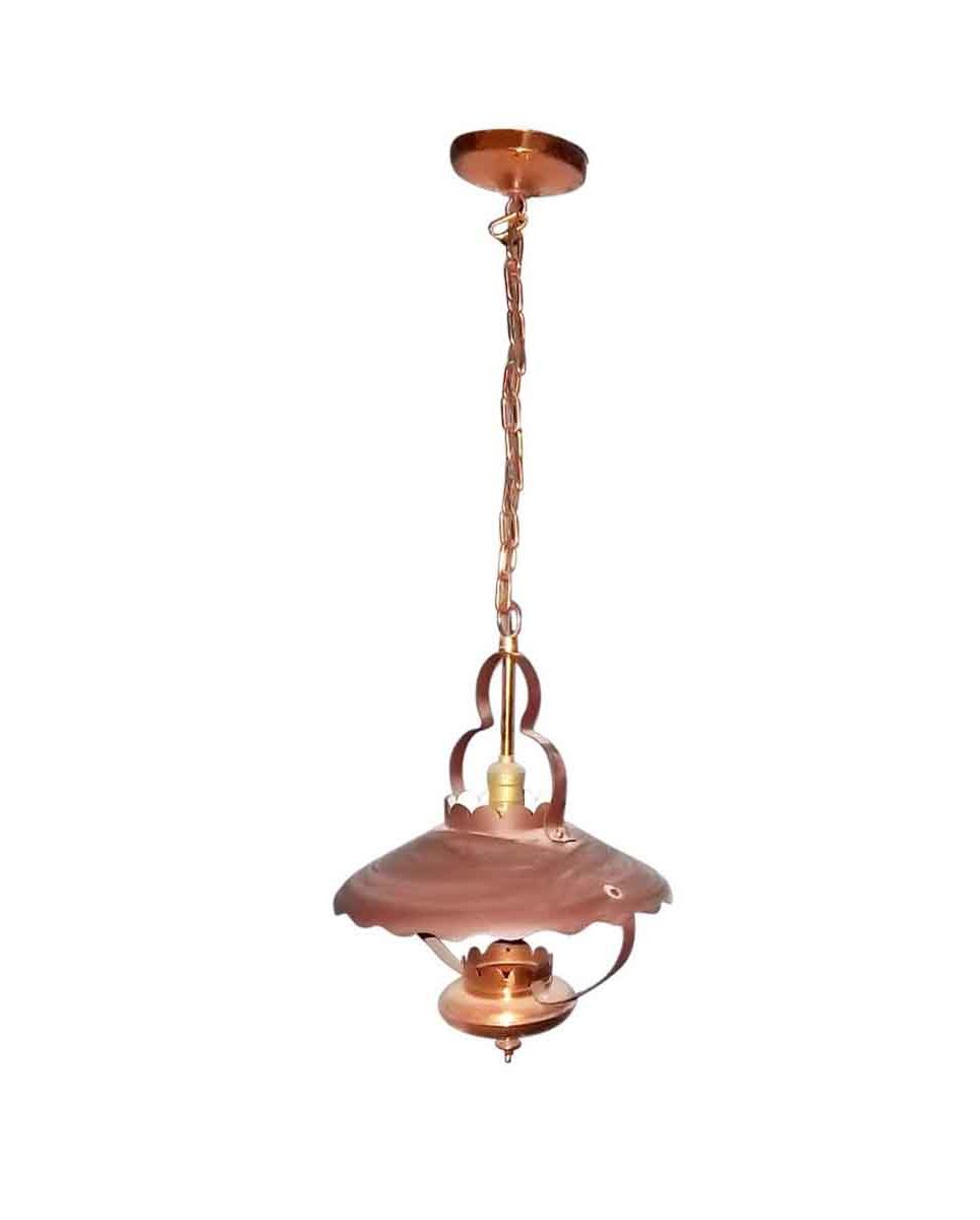 Vintage Copper Lantern Chandeliers Inside Latest Vintage Copper Lantern Style Pendant Light (View 4 of 15)