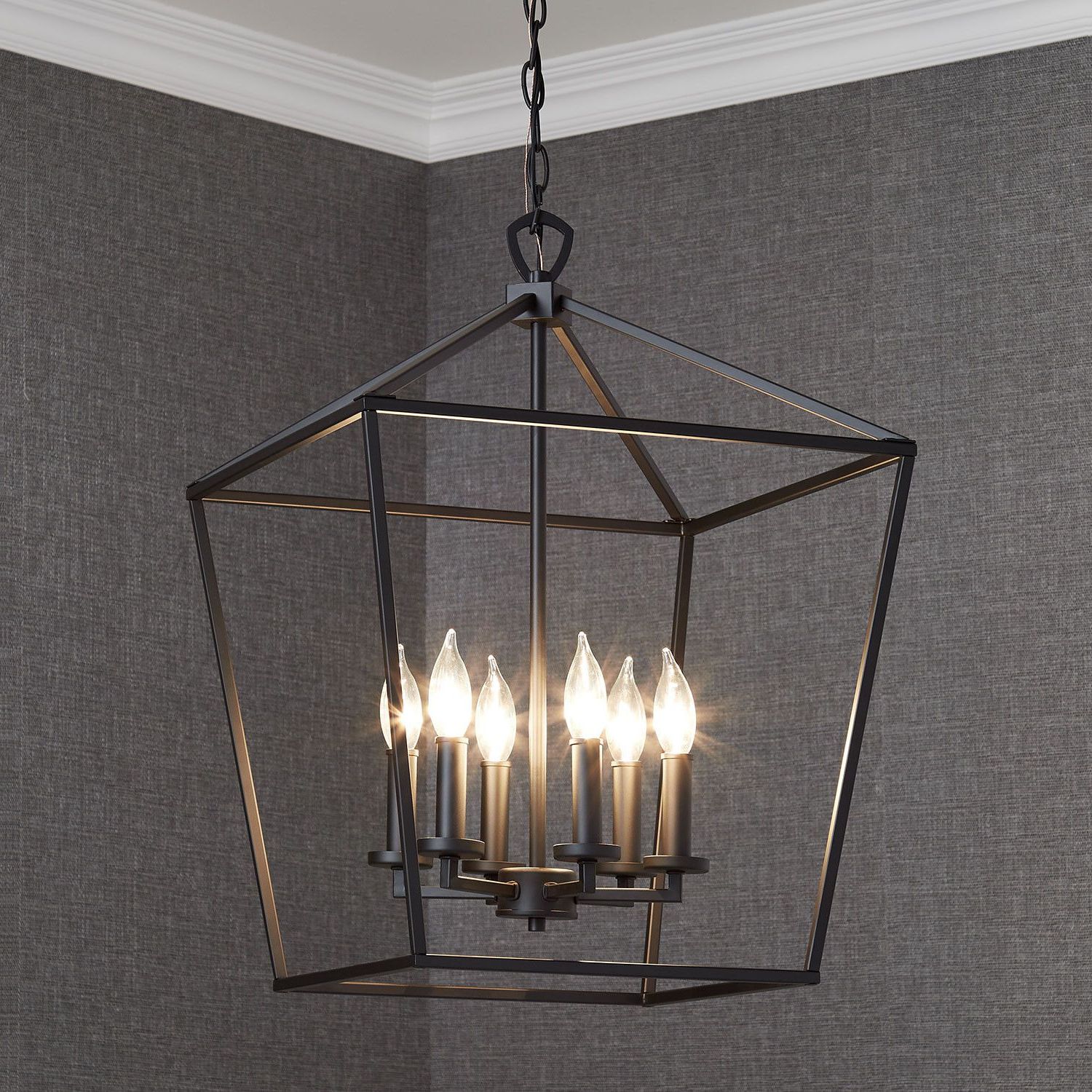 Well Known Hillpoint 6 Light Pendant Chandelier – Lighting With Chrome Lantern Chandeliers (View 14 of 15)