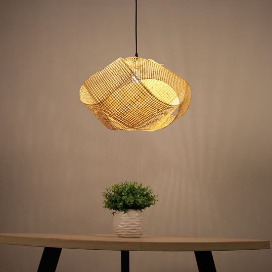 Well Liked Rattan Lantern Chandeliers For Rattan Lantern Pendant Light – Lights And Carpets (View 12 of 15)