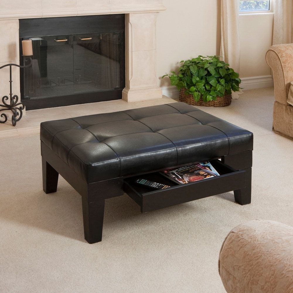 Black Ottomans For Preferred Buy Black Ottomans & Storage Ottomans Online At Overstock (View 6 of 15)
