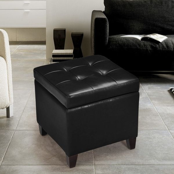 Black Ottomans Throughout Trendy Buy Black Ottomans & Storage Ottomans Online At Overstock (View 15 of 15)