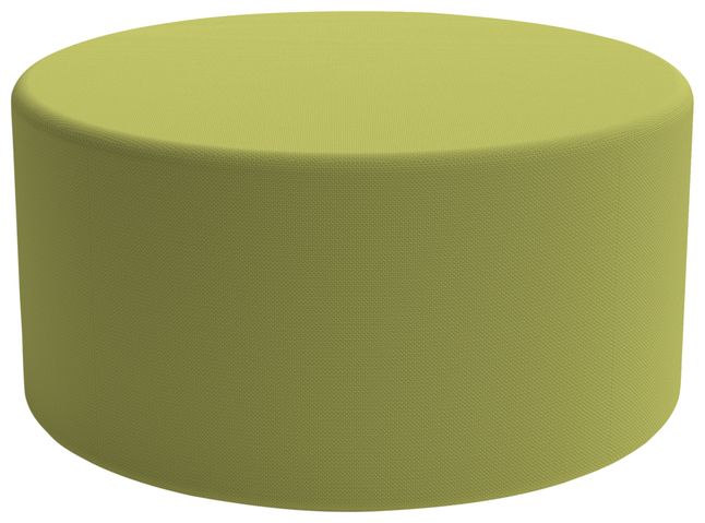 Famous Classroom Select Soft Seating Neofuse Round Ottoman, 36 X 18 Inches Inside 36 Inch Round Ottomans (View 15 of 15)