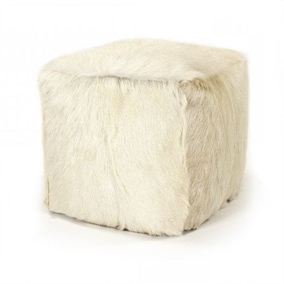 Famous Off White Fur Pouf Ottoman Ivory Fur Floor Pillow Cream Fur – Etsy Hong Kong Pertaining To Off White Ottomans (View 13 of 15)