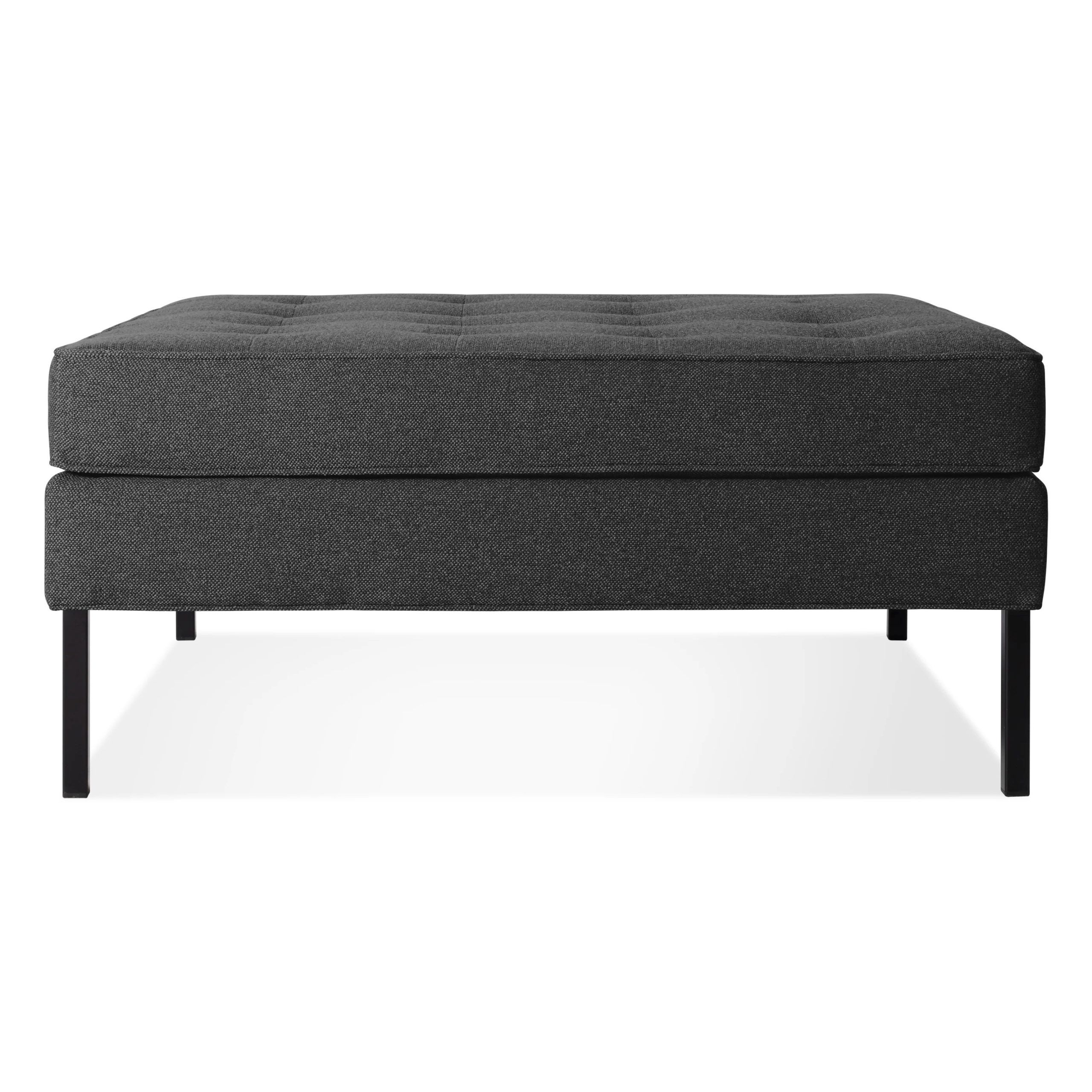 Favorite Blu Dot Paramount Large Square Ottoman With Charcoal Dot Ottomans (View 1 of 15)