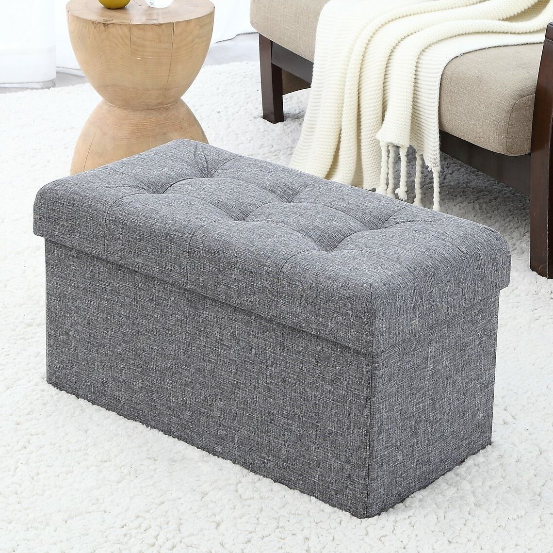 Gray Ottomans & Poufs You'll Love In 2023 Pertaining To Famous Gray Ottomans (View 3 of 15)