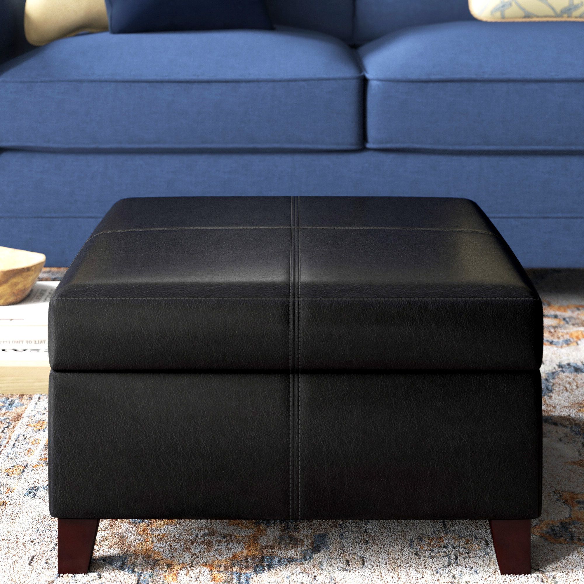 Most Popular Black Ottomans For Wayfair (View 1 of 15)
