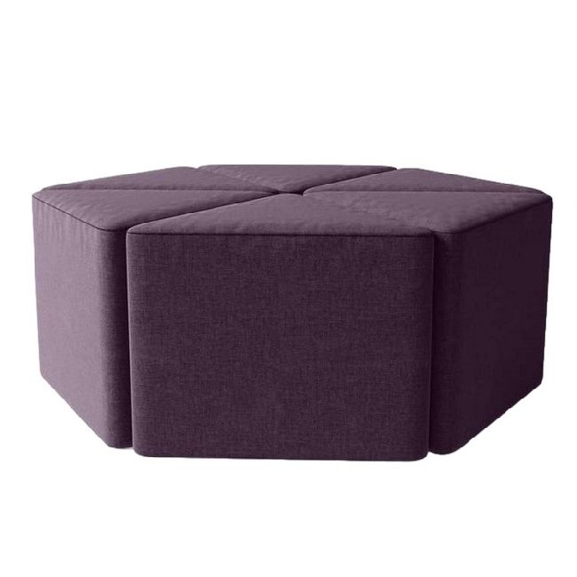 Most Up To Date Hexagon Ottomans In Hexagon Ottoman Set – Abaxkf (View 6 of 15)
