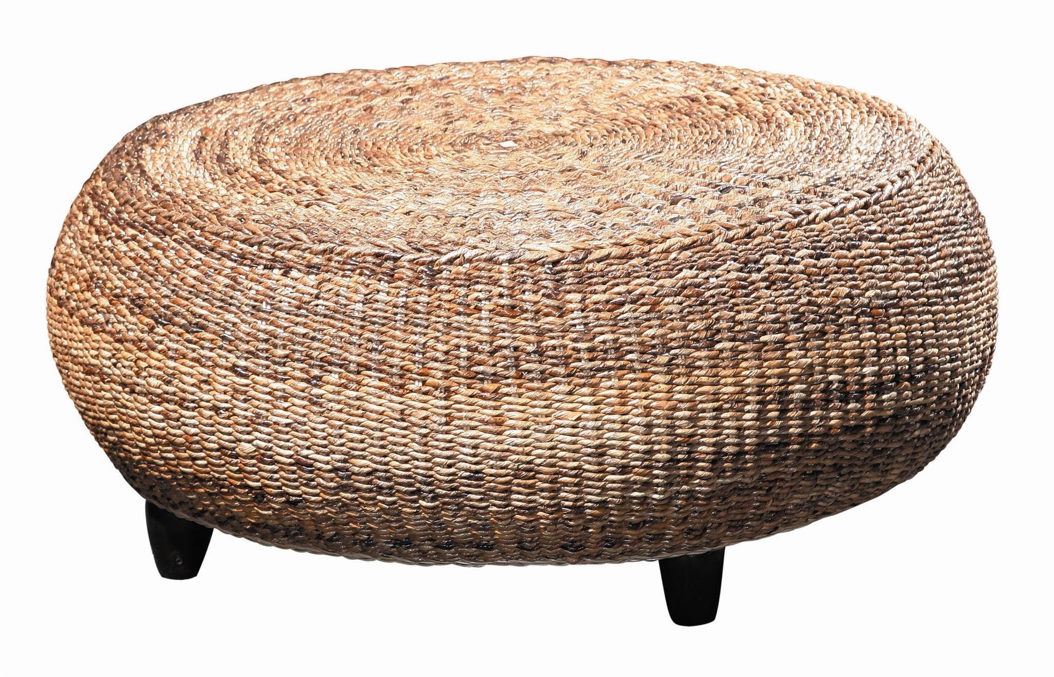 Most Up To Date Round Wicker Ottoman – Ideas On Foter With Regard To Rattan Ottomans (View 2 of 15)