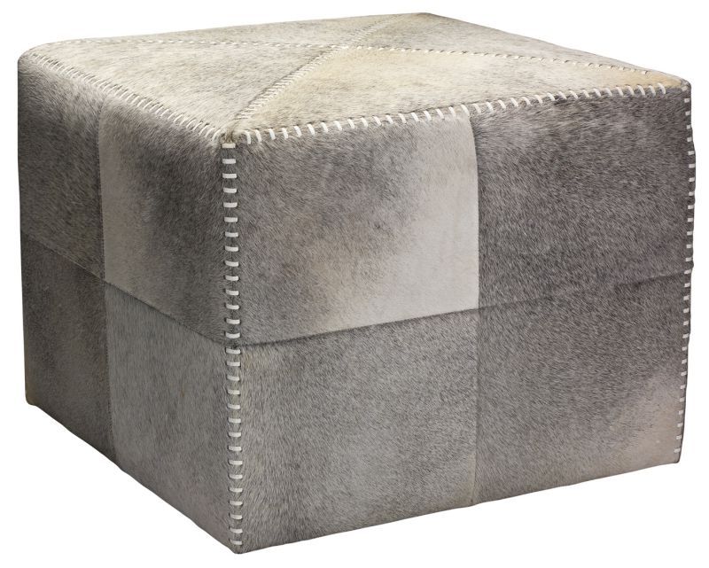 Newest Square Ottomans For Grey Cowhide Square Ottomans – Mecox Gardens (View 15 of 15)