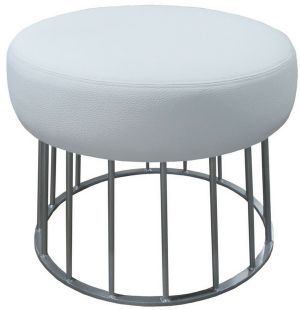 Tlsdesign For Trendy Ottomans With Caged Metal Base (View 5 of 15)