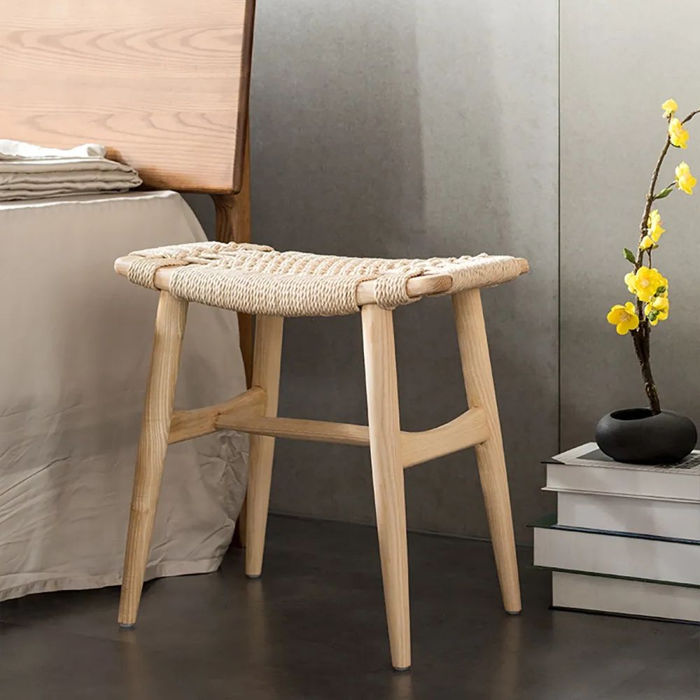 Trendy Natural Ottomans Within Coyard Natural Ash Wood Stool Ottoman Stool Homary (View 14 of 15)
