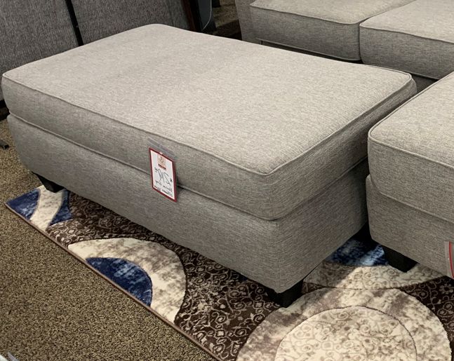 Venice Grey Ottoman For Well Liked Matte Grey Ottomans (View 11 of 15)