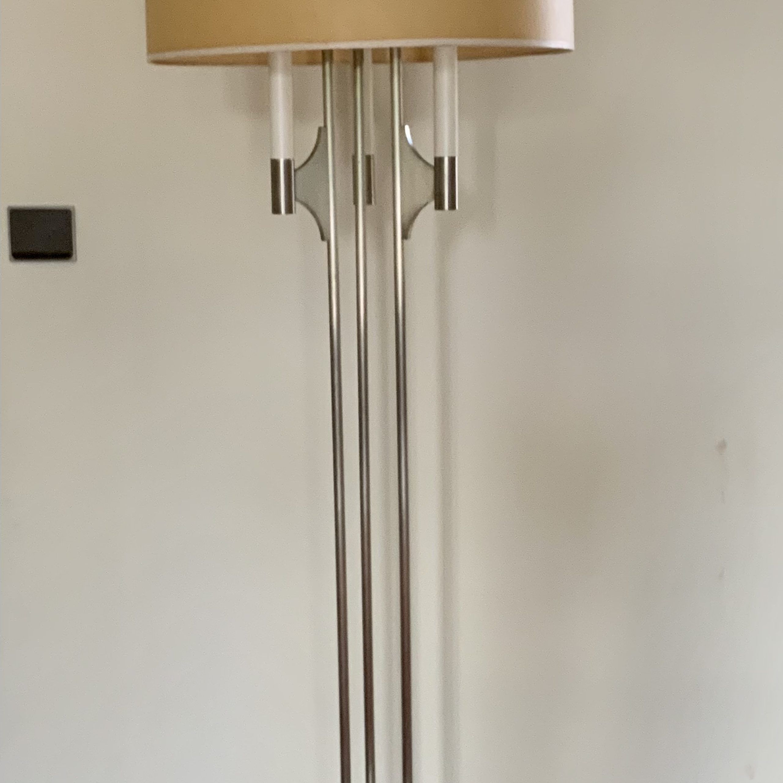 1970s Stainless Steel Floor Lamp (View 9 of 15)