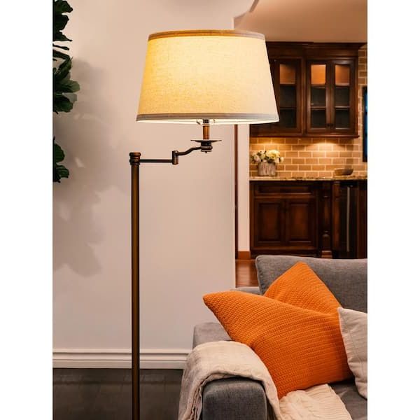 2 Arm Floor Lamps Pertaining To Preferred Brightech Caden 62 In (View 11 of 15)