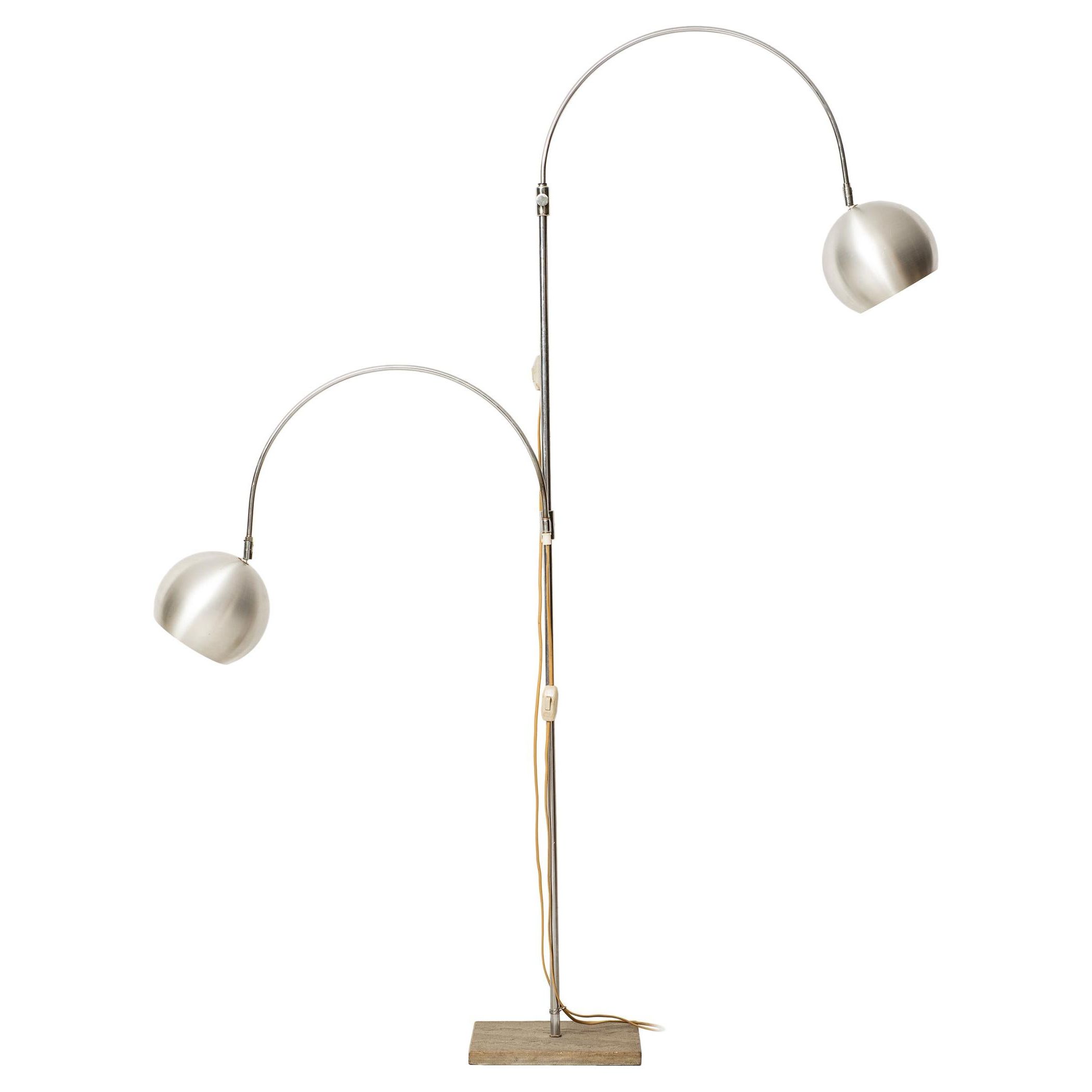 2 Arm Floor Lamps With Recent Large Floor Lamp With 2 Flexible Arms Produced In Italy For Sale At 1stdibs (View 4 of 15)