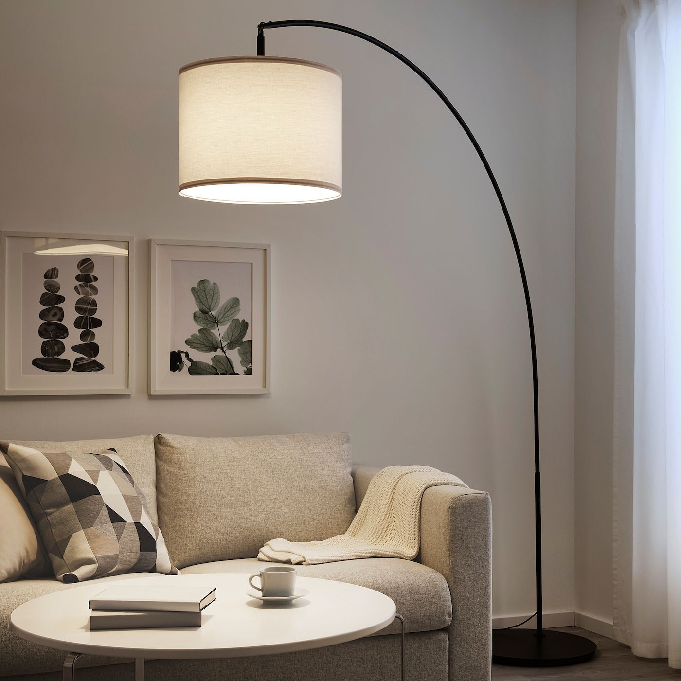 2019 Skaftet Floor Lamp Base, Arched, Black – Ikea Ca Within Arc Floor Lamps (View 5 of 15)