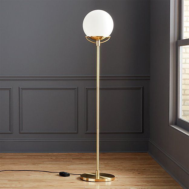 2020 Globe Floor Lamps Within Globe Brass Floor Lamp (View 12 of 15)