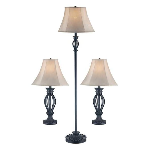 3 Piece Setfloor Lamps With Latest Bel Air Lighting 60.5 In (View 10 of 15)