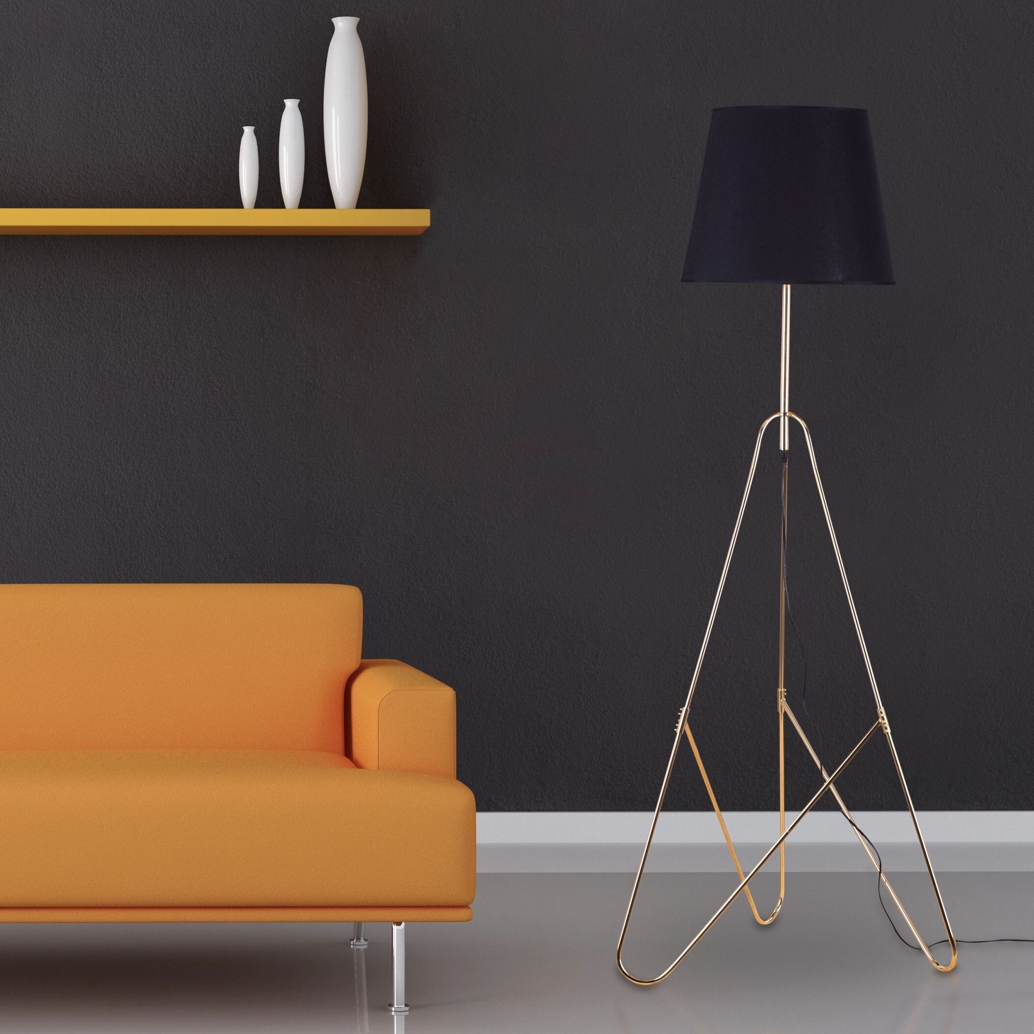 Angular Floor Lamps With Regard To Best And Newest The Angular Marvel Floor Lamp (View 12 of 15)