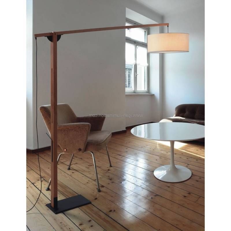Best And Newest Brilliance Mastil Floor Lamp 3l E27 Pine Wood (View 4 of 15)