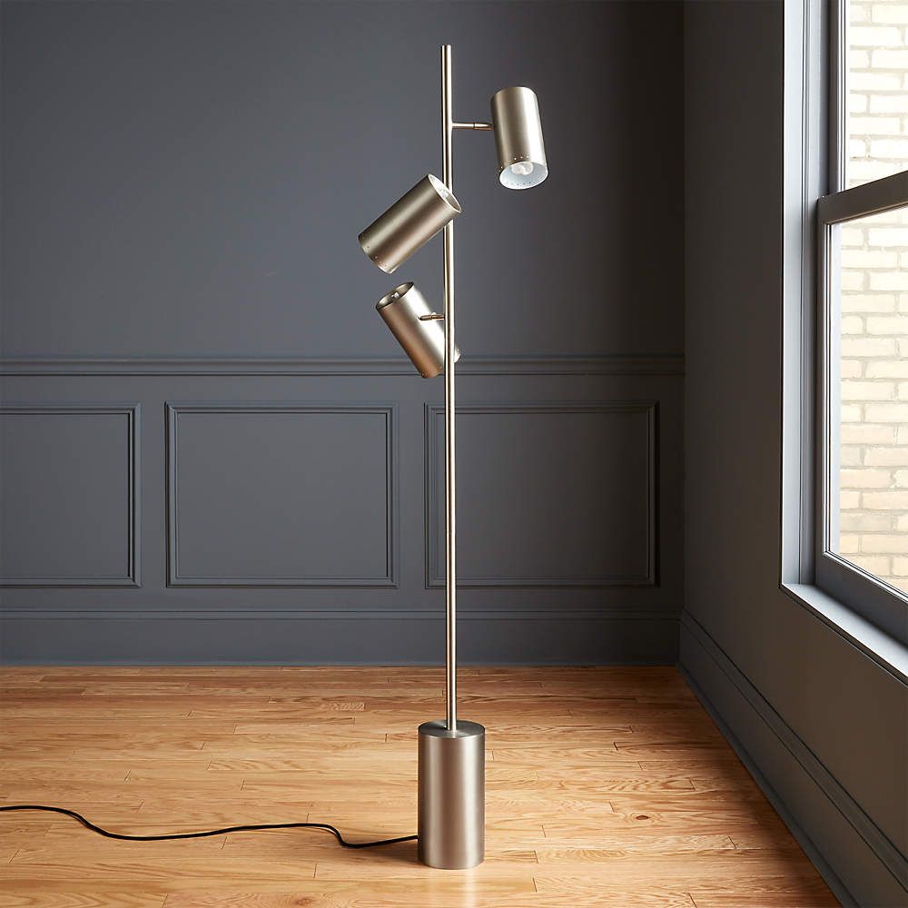 Cb2 Throughout Famous Brushed Nickel Floor Lamps (View 1 of 15)