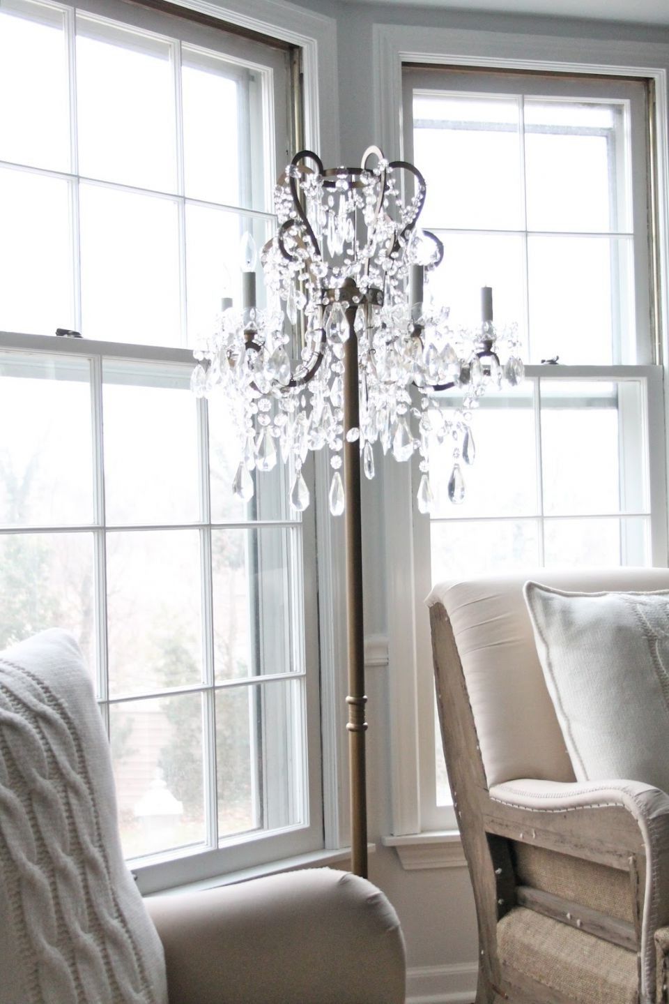 Chandelier Style Floor Lamps Within Current Chandelier Floor Lamps – Ideas On Foter (View 10 of 15)