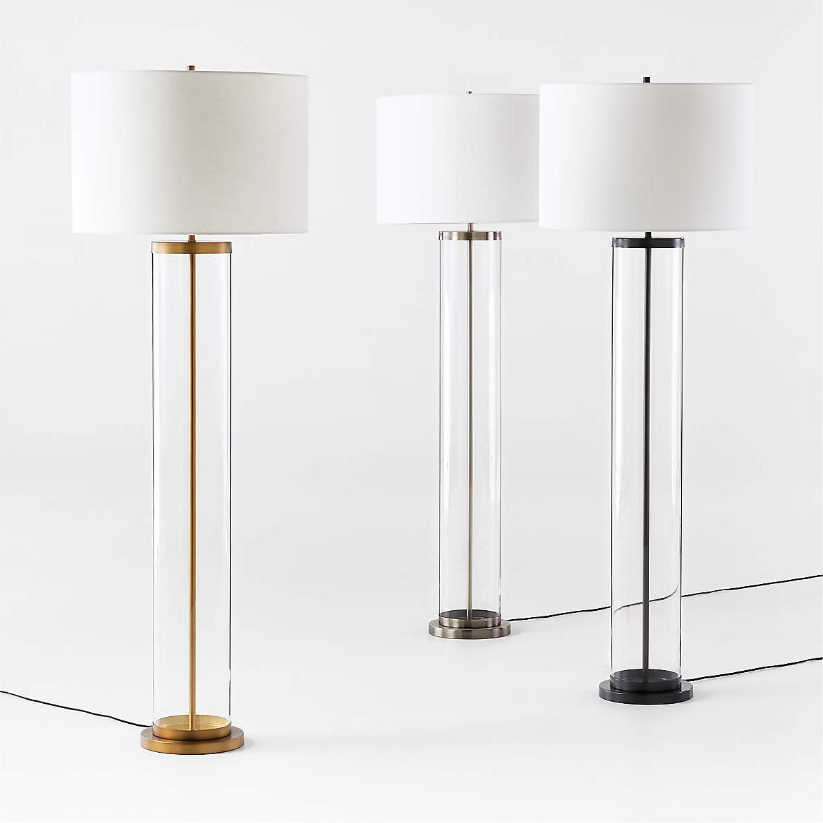 Crate & Barrel In Well Known Acrylic Floor Lamps (View 6 of 15)