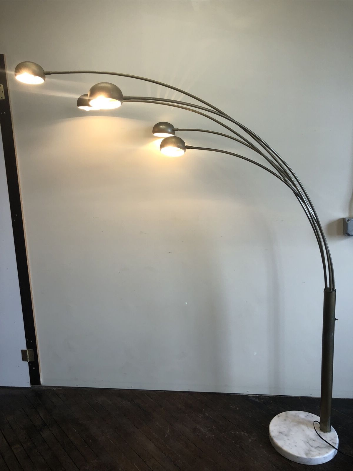 Ebay In Recent 5 Light Arc Floor Lamps (View 5 of 15)
