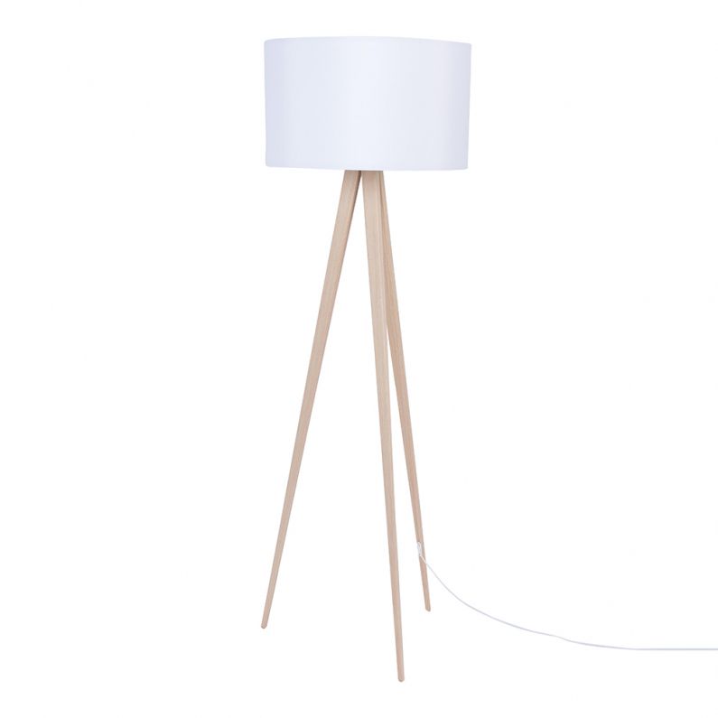Famous Tripod Floor Lamp Wood White (View 12 of 15)