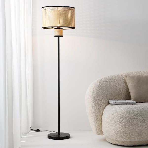 Floor Lamps With 2 Tier Table Intended For Most Current Vidalite Modern Bohemian 62 In (View 7 of 15)