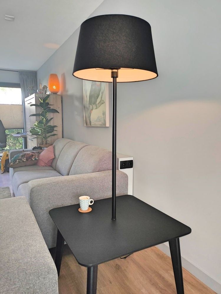 Floor Lamps With 2 Tier Table With Regard To Popular Diy Table With Lamp Attached – Ikea Hackers (View 6 of 15)
