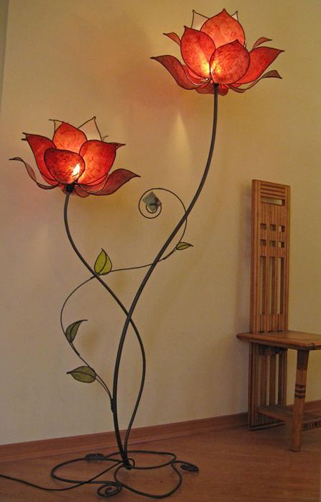 Flower Floor Lamp, Flower Lamp, Dream House Decor Regarding Flower Floor Lamps (View 1 of 15)