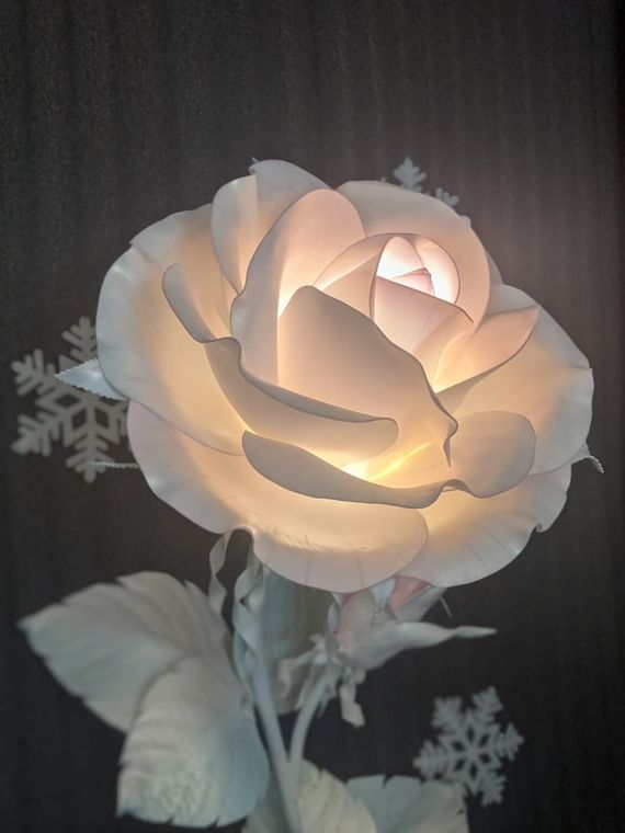 Flower Floor Lamps For Newest Flowers Lamp Floor Lamp Night Light Bedroom Lamp Rose Lamp – Etsy (View 8 of 15)