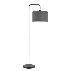 Gray – Minimalist – Floor Lamps – Lamps – The Home Depot Intended For Most Recently Released Grey Shade Floor Lamps (View 6 of 15)