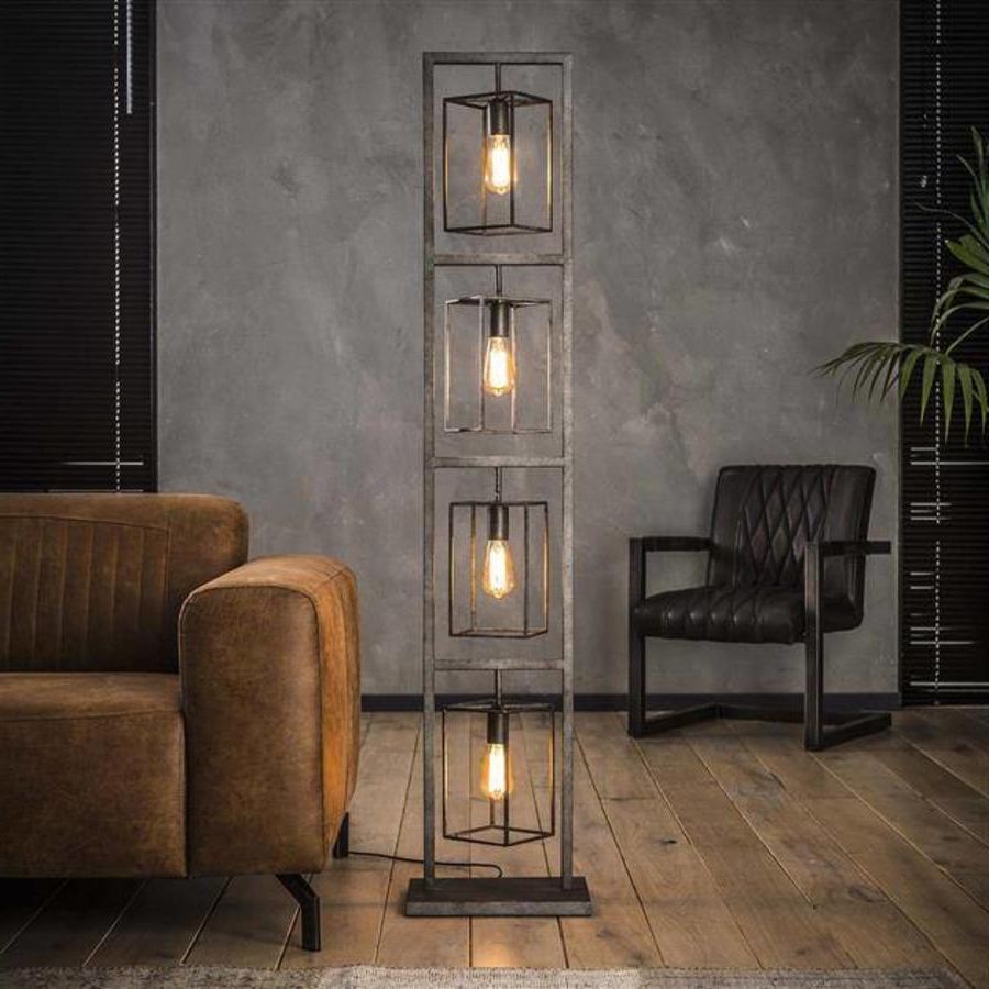 Industrial Floor Lamp Winston – Industrial Design – Furnwise Throughout Most Recently Released Industrial Floor Lamps (View 3 of 15)