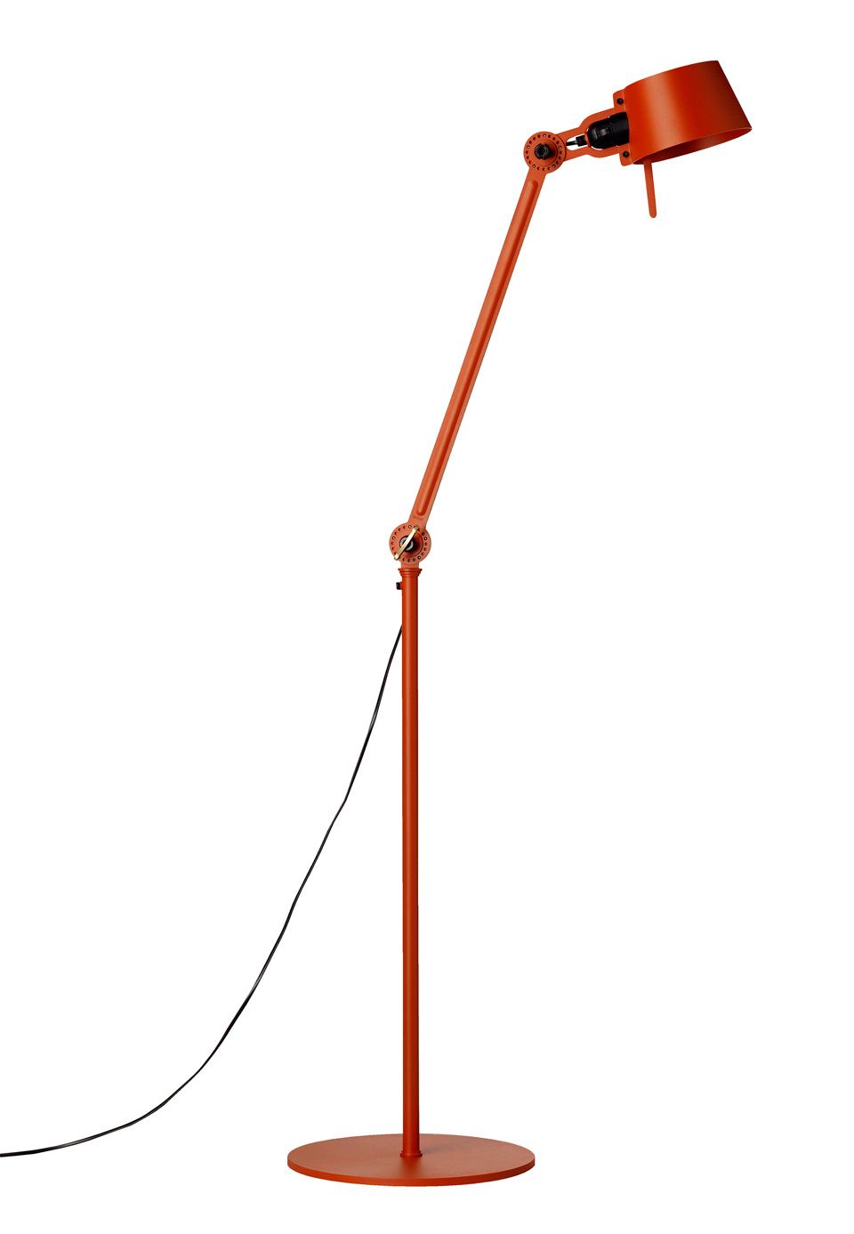 Industrial Style Orange Steel Floor Lamp Bolt – Tonone – Industrial Design  Lightanton De Groof – Réf (View 3 of 15)