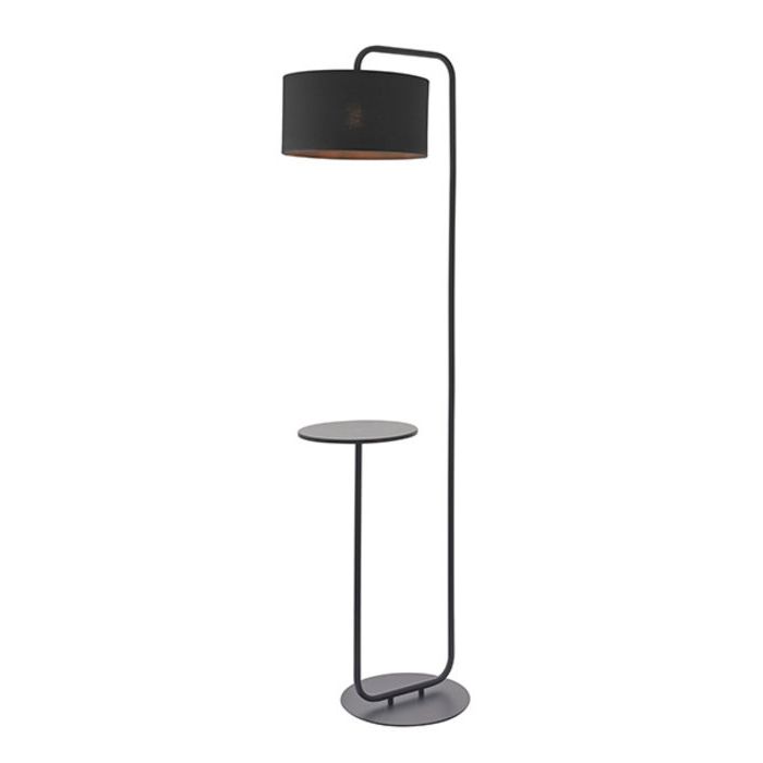 Minimalist Floor Lamps Regarding Newest Runswick – Minimalist Floor Light With Black Shade – Black – Lightbox (View 12 of 15)