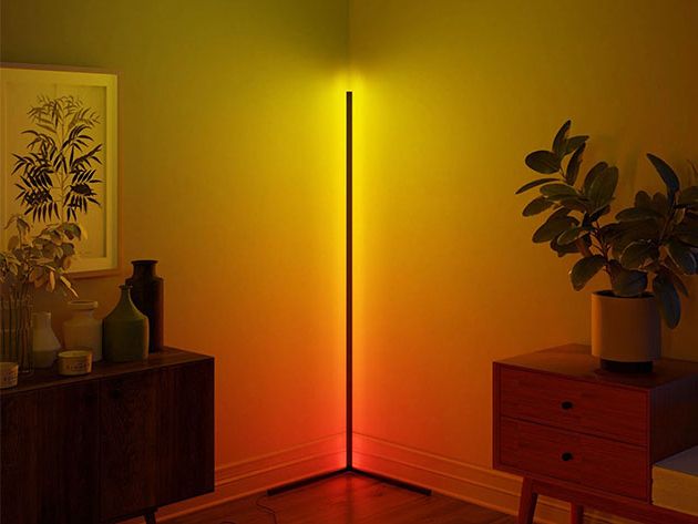 Minimalist Floor Lamps With Regard To Newest Lamp Depot Minimalist Led Corner Floor Lamp (2 Pack) (View 11 of 15)