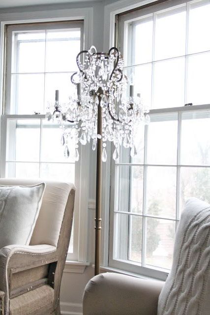 Most Current Chandelier Style Floor Lamps Pertaining To Our Living Room (View 5 of 15)