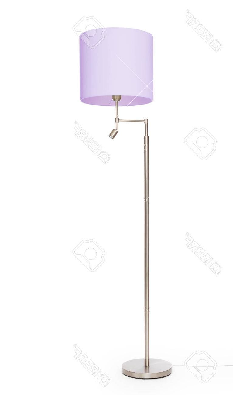 Most Recent Purple Floor Lamp, Isolated On White Background Stock Photo, Picture And  Royalty Free Image. Image  (View 7 of 15)
