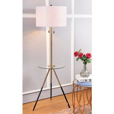 Most Recently Released 61 Inch Floor Lamps For Wickham 61" Tray Table Floor Lamp (View 14 of 15)