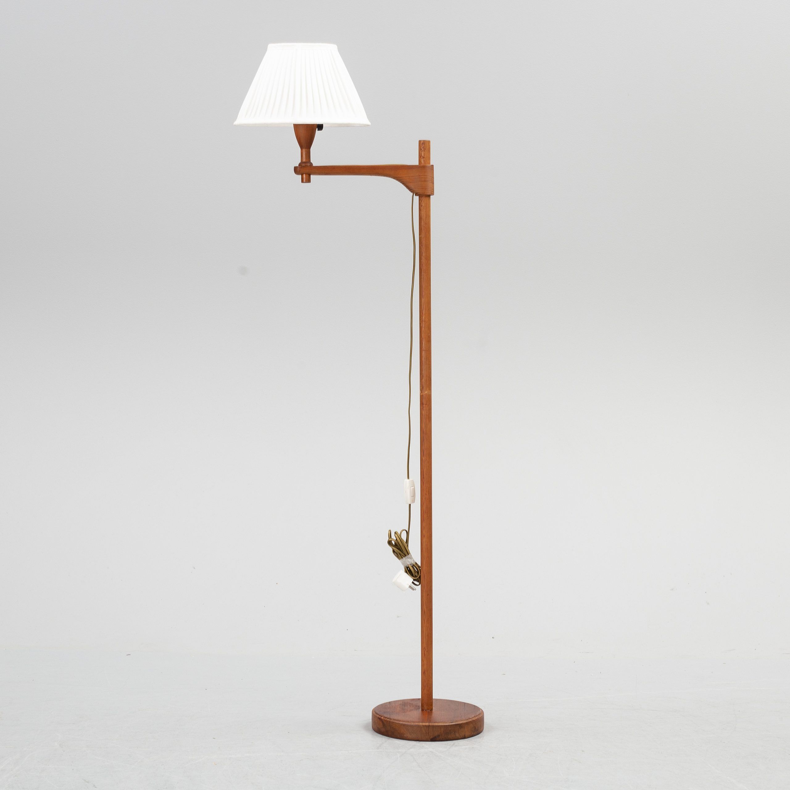 Pine Wood Floor Lamps Regarding Well Liked A Late 20th Century Pine Wood Floor Lamp Design Carl Malmsten, Sweden (View 10 of 15)