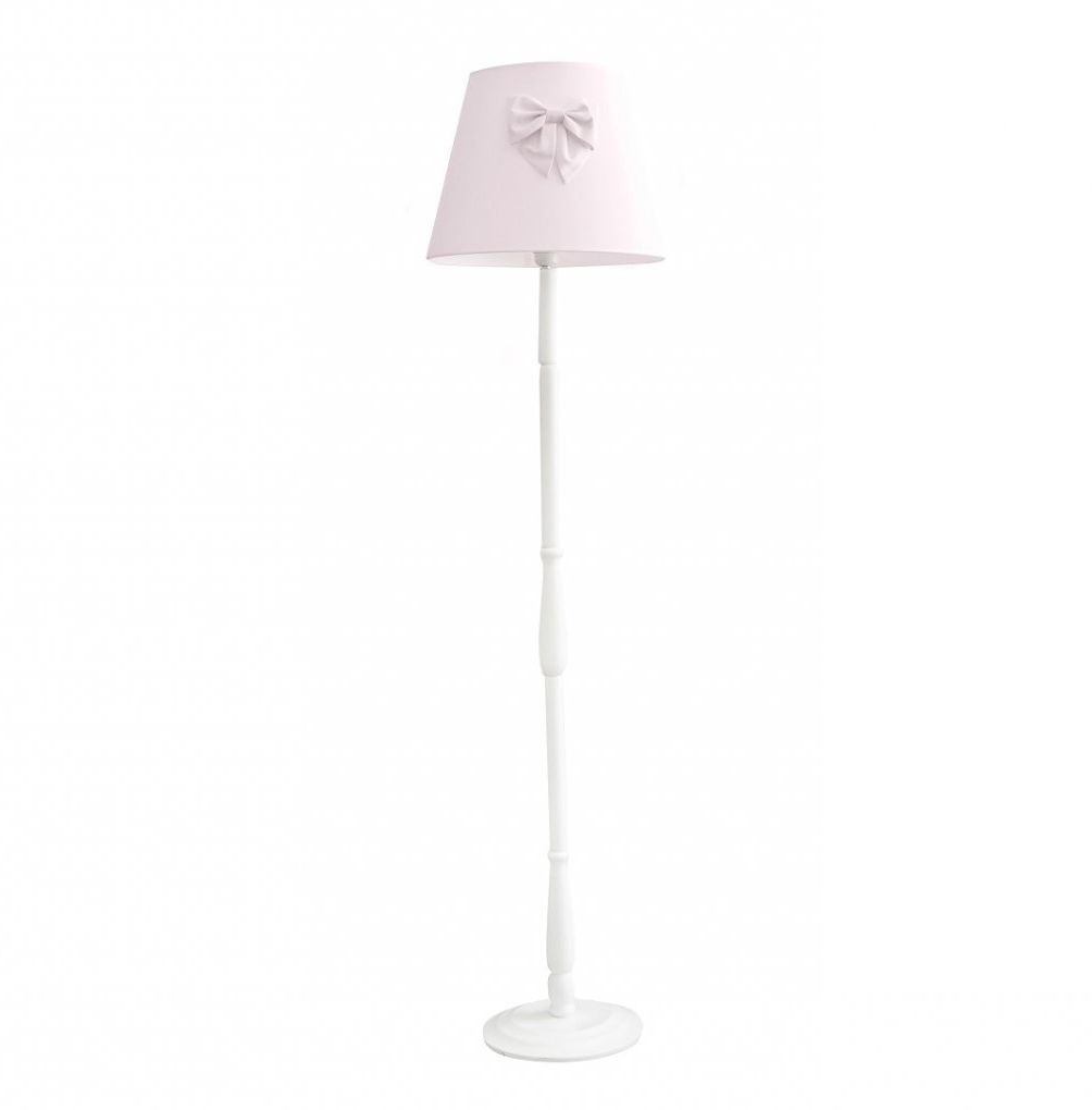 Pink Floor Lamps With Regard To Well Liked Baby Pink Floor Lamp With Bow – Floor Lamps – Lighting – Shop On Line –  Caramella (View 5 of 15)