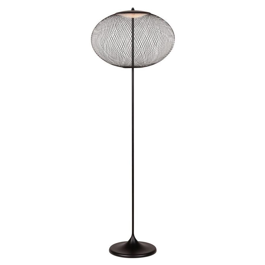 Popular Moooi Floor Lamp Nr2 Floor Lamp (black – Metal And Polycarbonate) –  Myareadesign (View 7 of 15)
