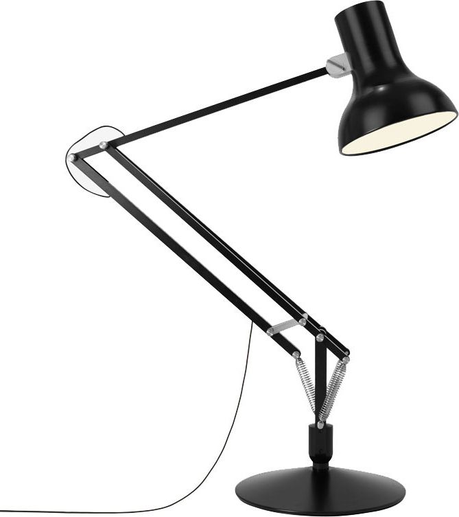Preferred Anglepoise 32003 Type 75 Contemporary Jet Black Halogen Giant Floor Lamp –  Ang 32003 Inside 75 Inch Floor Lamps (View 5 of 15)