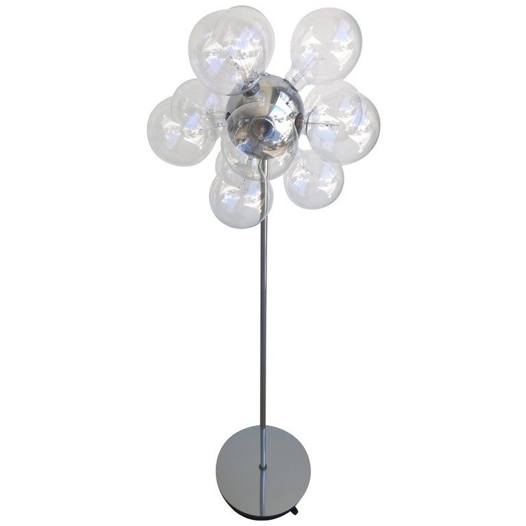 Preferred Mid Century Modern Tsao Designs Chromed Steel Ten Globe Sputnik Floor Lamp  – Mrspkandoz Regarding Sputnik Floor Lamps (View 15 of 15)