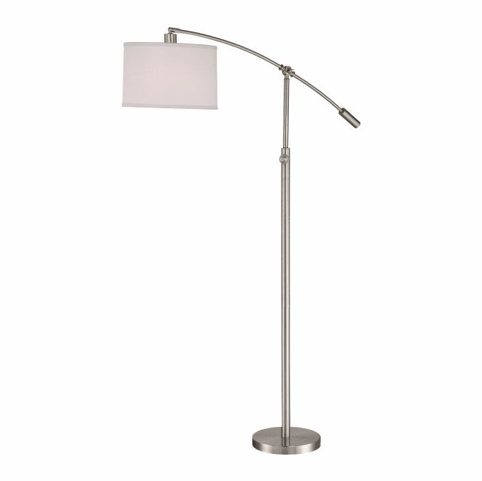 Quoizel Cft9364bn Clift Brushed Nickel Floor Lamp – Quo Cft9364bn Intended For 2019 Brushed Nickel Floor Lamps (View 6 of 15)