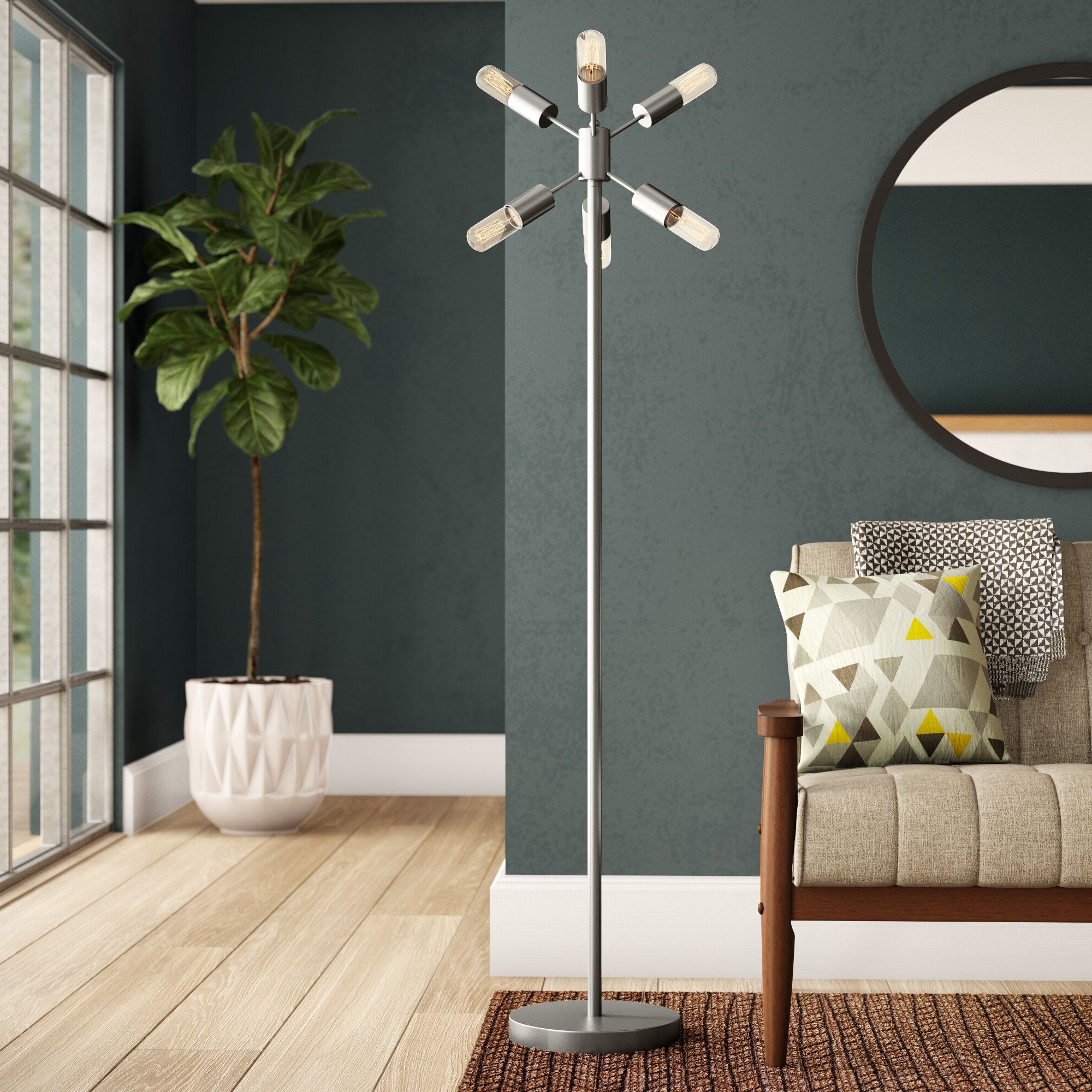 Stainless Steel Floor Lamps You'll Love In 2023 Pertaining To Recent Stainless Steel Floor Lamps (View 14 of 15)