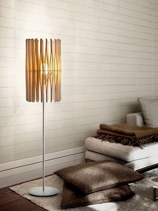 Stick F23 Cylinder Floor Lamp – Gineico Lighting Pertaining To Widely Used Cylinder Floor Lamps (View 12 of 15)