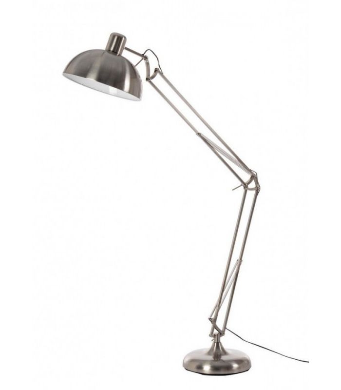 Trendy Brushed Steel Floor Lamps For Big Satin Steel Floor Lamp H (View 1 of 15)